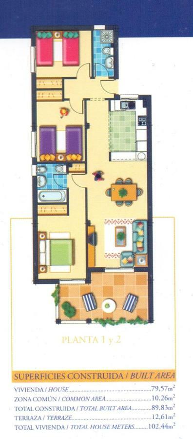 מאר דה קריסטל Ribera Beach 1 Apartment Nali מראה חיצוני תמונה